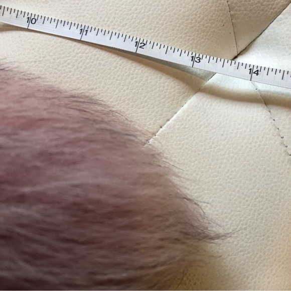 Mink Keychain Pink XLg 12.5" in length - Picture 4 of 5